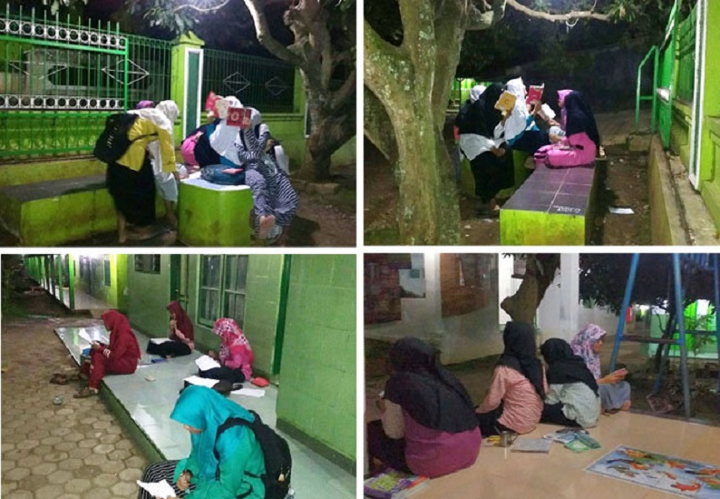 Asyiknya Belajar Malam di Pesantren
