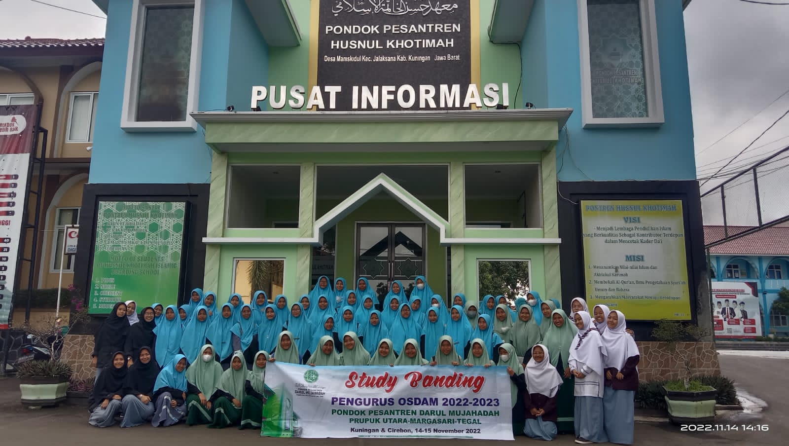 Kunjungan Pengurus OSDAM di Ponpes Husnul Khotimah Kuningan dalam Rangka Study Komparatif
