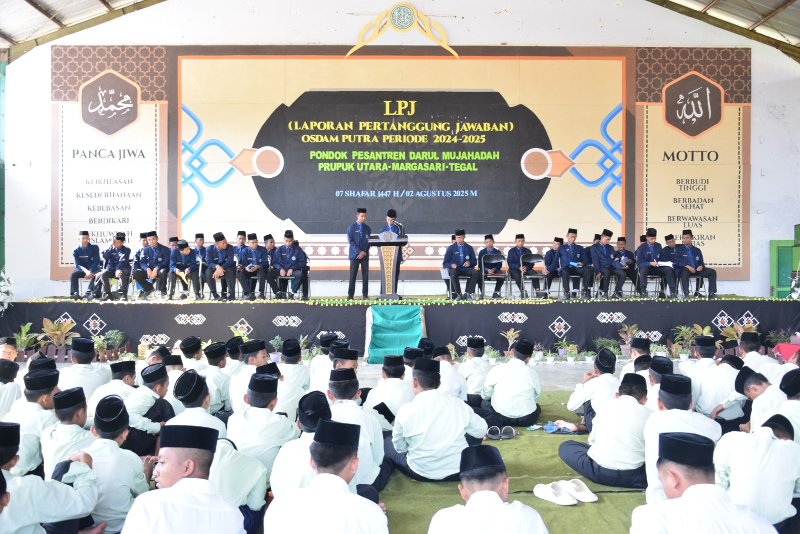 Laporan Pertanggungjawaban OSDAM (Organisasi Santri Darul Mujahadah) Putra Periode 2024 - 2025