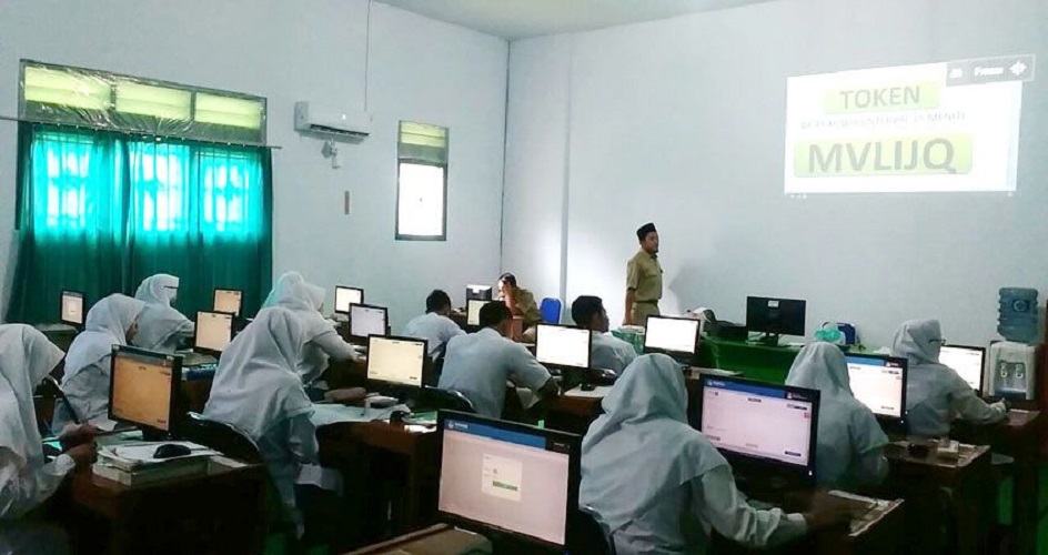 Simulasi 3 UNBK 2018 di Darul Mujahadah