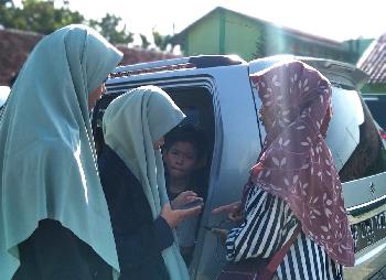 Perpulangan Santri Pondok Pesantren Darul Mujahadah Menyambut Libur Ramadhan