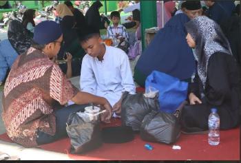 Suasana Hangat Penjengukan Santri di Pondok Pesantren Darul Mujahadah